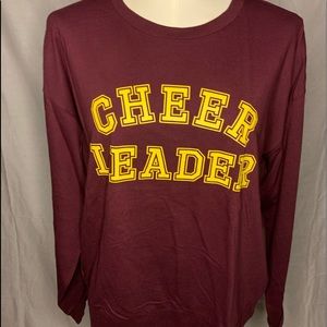 H&M XL cheerleader sweatshirt